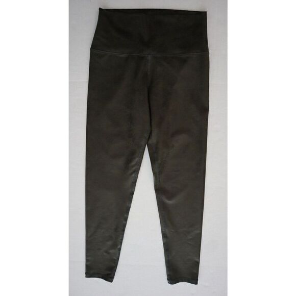 Offline x Aerie Women's Sz M Olive Green The Hugger Hi-Waisted Crackle Leggings - Picture 1 of 9
